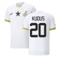 Ghana Mohammed Kudus #20 Fotballklær Hjemmedrakt VM 2022 Kortermet